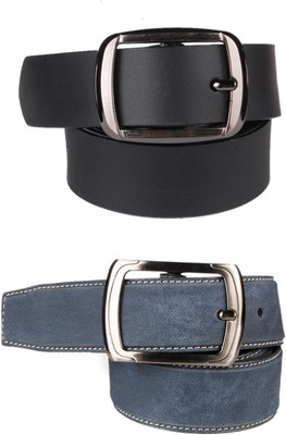 

Lenin Men Casual Blue Genuine Leather Belt