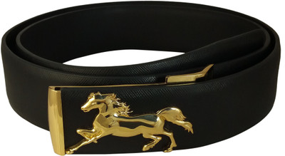 

Ammvi Creations Men Black Artificial Leather Belt