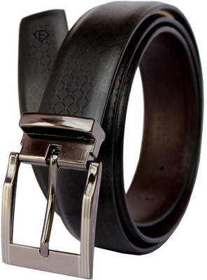 

Fashius Men Black Artificial Leather Belt, Black-01