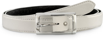 

Arum Women White Genuine Leather Belt