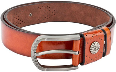 

Swiss Design Men Casual Tan Genuine Leather Belt
