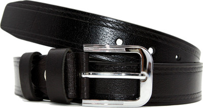 

RAZA Men Casual Black Genuine Leather Belt