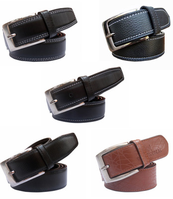 

Winsome Deal Men Formal Multicolor Artificial Leather Belt