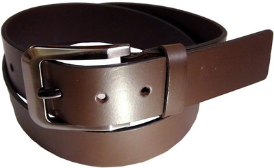 

Naysa Men Formal Brown Genuine Leather Belt, Smooth brown