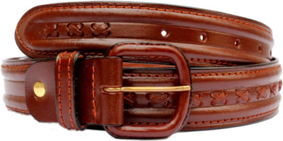 

Tops Men Casual Tan Genuine Leather Belt