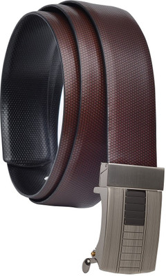

Hawai Men Casual Brown Genuine Leather Belt