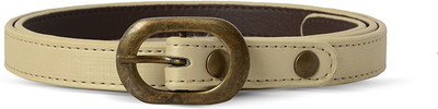 

Baggit Women Casual Gold Synthetic Belt