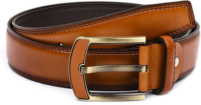

Buckle Up Men Formal Tan Artificial Leather Belt