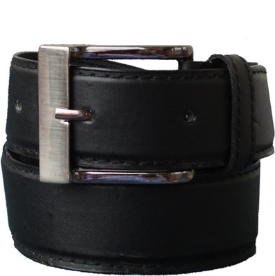 

Lenin Men Evening Black Genuine Leather Belt