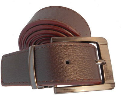 

P&E Men Formal Brown Artificial Leather Belt