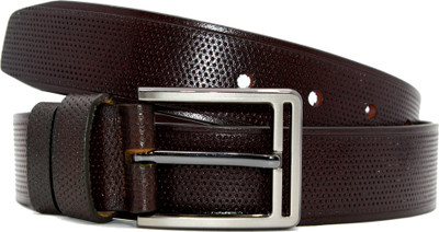 

RAZA Men Casual Brown Genuine Leather Belt, Reddish brown