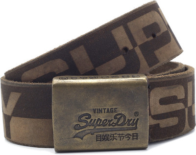 

Superdry Men Brown Metal Belt, Dark brown
