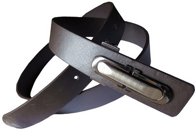 

DCS Men Casual Black Artificial Leather Belt