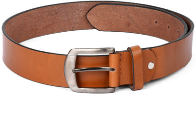

Buckle Up Men Tan Genuine Leather Belt