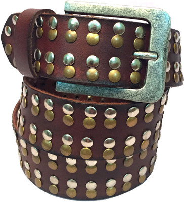 

Skyforest Men Party Brown Genuine Leather Belt, Choco brown