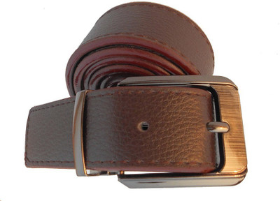 

P&E Men Formal Brown Artificial Leather Belt