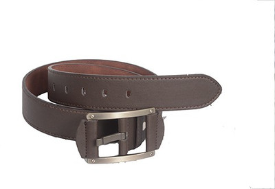 

Aam Shopping Men Casual Grey Genuine Leather Belt