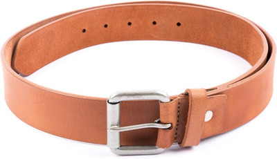 

Leather Hub Men Casual Tan Genuine Leather Belt