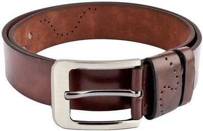 

Swiss Design Men Casual Brown Genuine Leather Belt