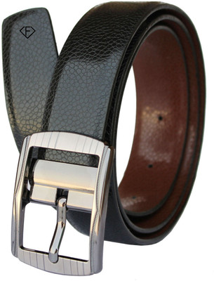 

Fashius Men Black Artificial Leather Belt, Black-01