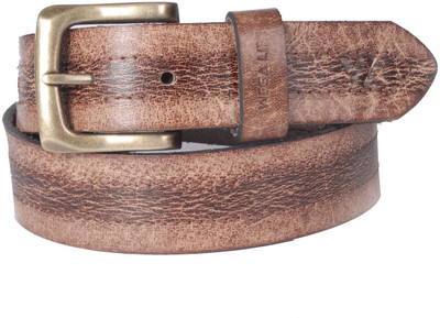 

Wega Life Men Casual Brown Genuine Leather Belt