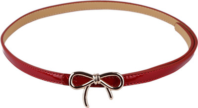 

Stylehoops Women Casual, Party, Evening Red Artificial Leather Belt