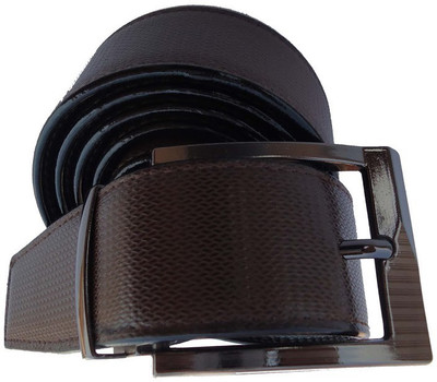 

P&E Men Formal Brown Artificial Leather Reversible Belt