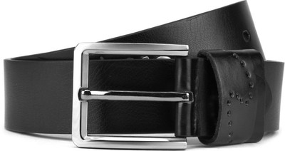 

Swiss Design Men Black Genuine Leather Belt