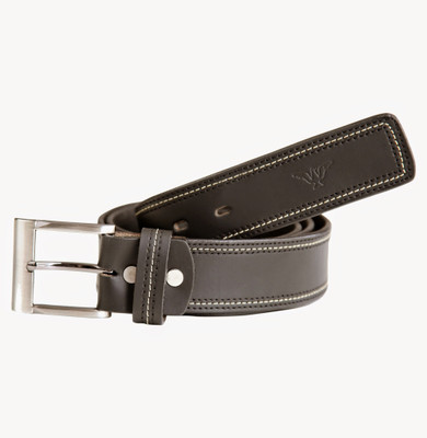 

Kamillo Men Casual Black Genuine Leather Belt
