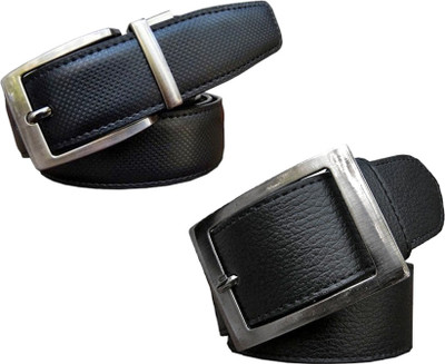 

Kritika Boys Party Black, Brown Metal Reversible Belt
