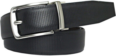 

LEE O Men Formal Black Artificial Leather Reversible Belt