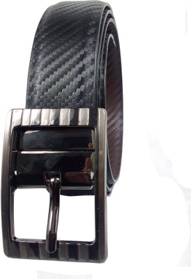 

LEE O Men Formal Black Genuine Leather Reversible Belt
