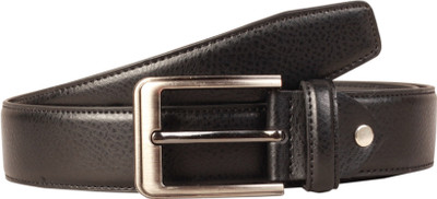 

Scharf Men Casual Black Artificial Leather Belt, Black-06