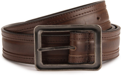

U.S. Polo Assn Men Brown Genuine Leather, Metal Belt