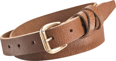 

Fastrack Women Casual Brown Metal, Genuine Leather Belt