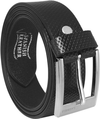 

LAER Men & Women Black Synthetic Belt