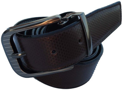

P&E Men Formal Brown Artificial Leather Reversible Belt