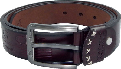

Els Men Casual, Formal Brown Artificial Leather, Synthetic Belt
