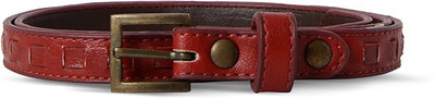 

Baggit Women Casual Red Synthetic Belt