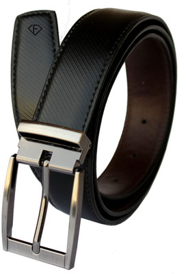 

Fashius Men Black Artificial Leather Belt, Black-01
