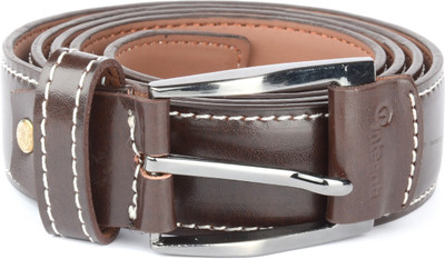 

Integriti Men Casual Brown Genuine Leather Belt