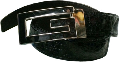 

Shopchoice Men Black Genuine Leather Belt