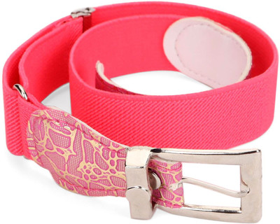 

Kidofash Boys & Girls Casual Pink Fabric Belt