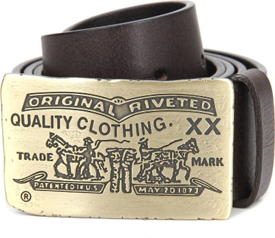 Levi's Men Brown Genuine Leather Belt