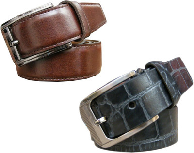

Winsome Deal Men Formal, Casual Black, Brown Artificial Leather Belt