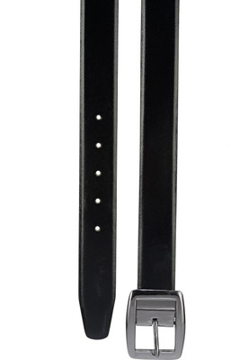 

Teakwood Men Casual Black Genuine Leather Reversible Belt