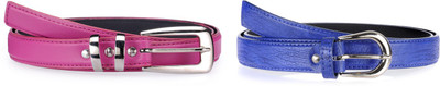 

Allura Women Evening, Party, Casual, Formal Pink, Blue Synthetic Belt, Blue;pink