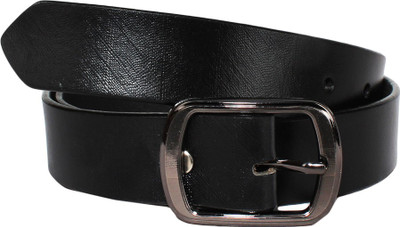 

Lenin Men Formal Black Genuine Leather Belt