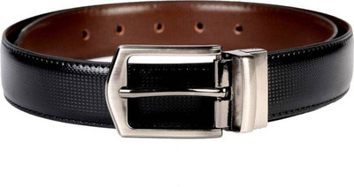 

Shopping Store Boys Formal Black Artificial Leather Reversible Belt