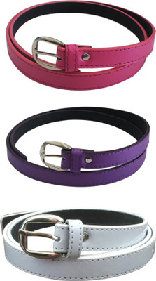 

Verceys Girls Casual Pink, Purple, White Artificial Leather Belt